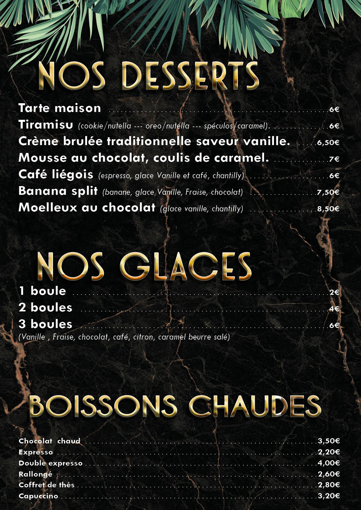 Carte boissons 2