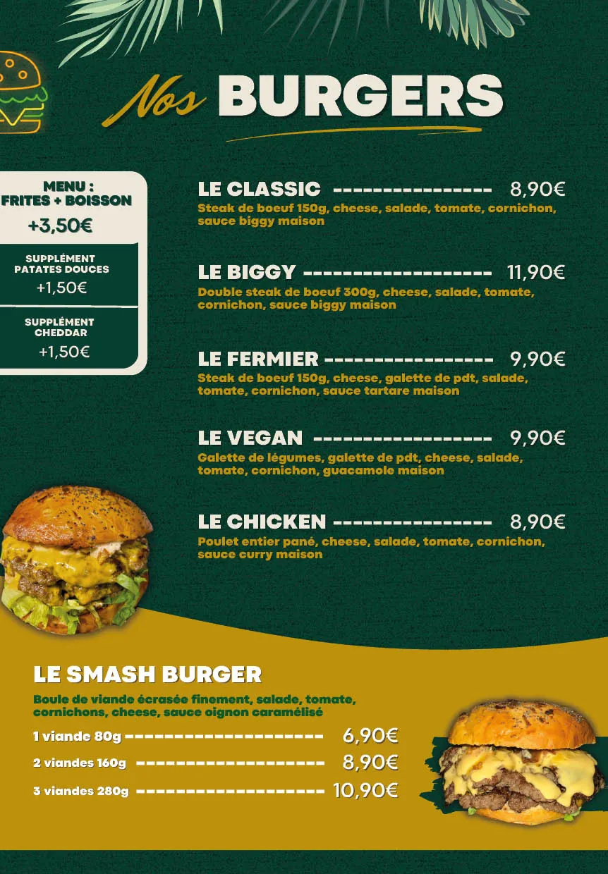 Carte a emporter 1