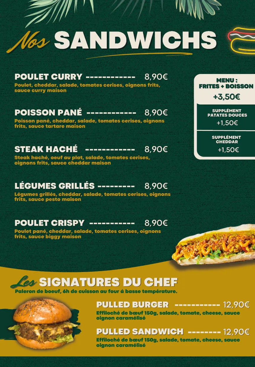 Carte a emporter 2